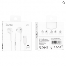 Навушники HOCO M101 Crystal joy Type-C wire-controlled digital earphones with microphone White (6931474782366)