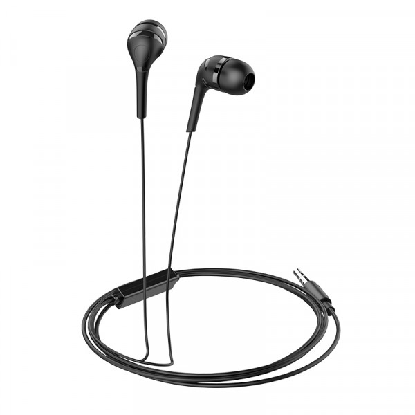 Навушники HOCO M40 Prosody universal earphones with microphone Black (6957531084563)
