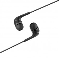Навушники HOCO M40 Prosody universal earphones with microphone Black (6957531084563)