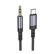 Перехідник BOROFONE BL24 Graceful digital audio conversion cable Type-C Metal Grey