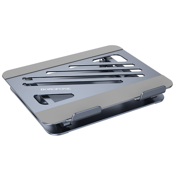 Підставка для ноутбука BOROFONE BH115 Plus Vito metal notebook stand Metal Gray