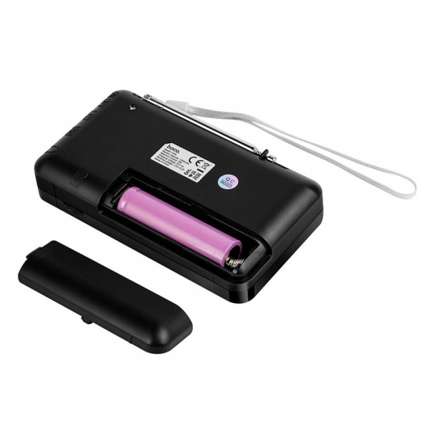 Портативне радіо HOCO HI50 Portable radio, 5W, Black (6942007664202)