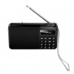 Портативне радіо HOCO HI50 Portable radio, 5W, Black (6942007664202)