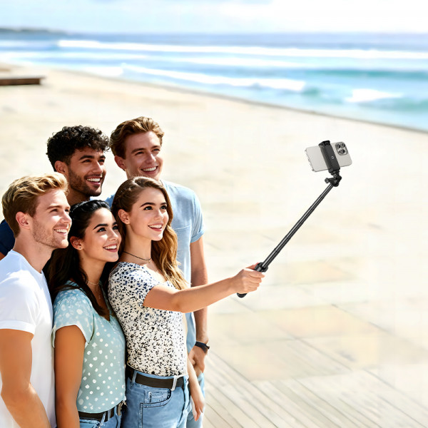 Штатив HOCO K101 Prestigio multifunctional tripod Black (6942007673952)