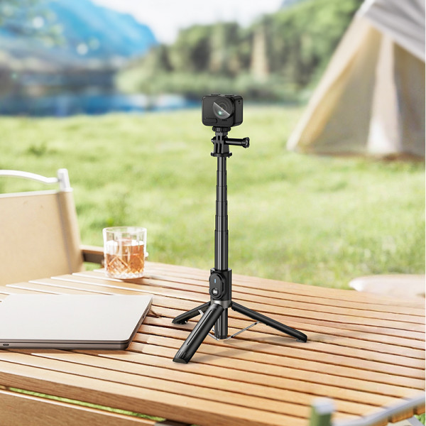Штатив HOCO K101 Prestigio multifunctional tripod Black (6942007673952)