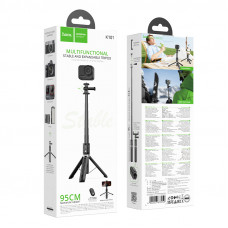 Штатив HOCO K101 Prestigio multifunctional tripod Black (6942007673952)