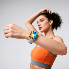 Смарт-годинник BOROFONEB BD15 46mm. 200 mAh. IP67 Smart watch(call version) silver (6941991125416)