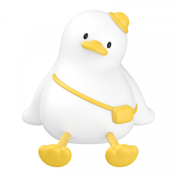 Світильник HOCO HX16 2W. 1200 mAh. Silicone lamp Duck (6942007672757)