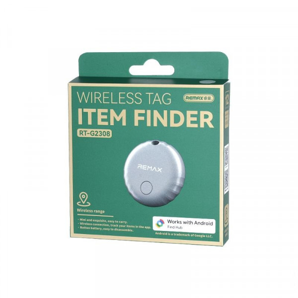 Трекер "Remax Wireless Tag RT-G2308 Grey (6954851254898)