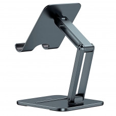 Тримач для мобiльного Baseus Desktop Biaxial Foldable Metal Stand (for Tablets) Grey (LUSZ000113)