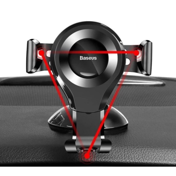 Тримач для мобiльного Baseus Osculum Type Gravity Car Mount Black