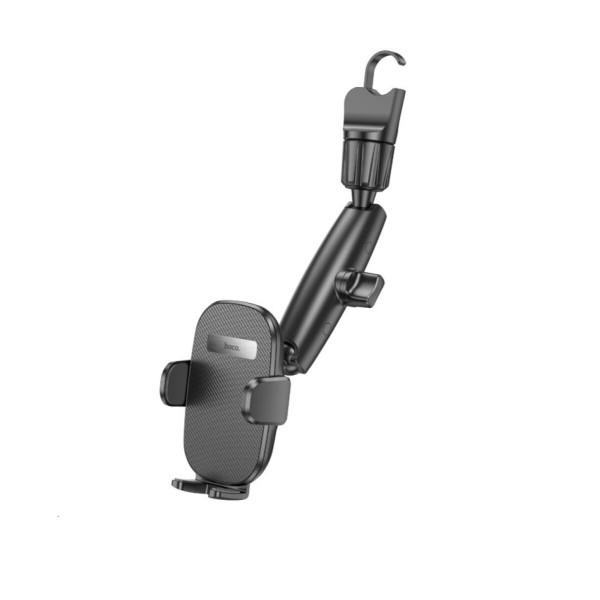 Тримач для мобільного HOCO H17 Waves rearview mirror car holder Чорний