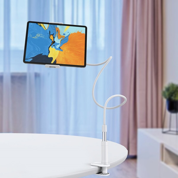 Тримач для мобільного HOCO PH24 Balu tablet PC stand Silver+Білий