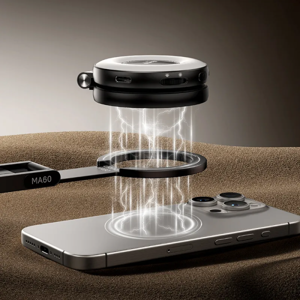 Тримач телефона Ulanzi MA60 Foldable Magnetic Phone Tripod (Red) (S038)