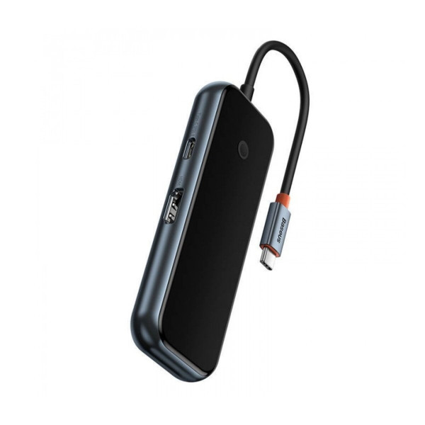 USB-хаб Baseus AcmeJoy 5-Port Type-C HUB Adapter（Type-C to HDMI*1+USB3.0*2+USB2.0*1+Type-C PD&Data *1）Dark Gray