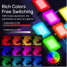 Відеосвітло Ulanzi Vijim Rechargeable Mini RGB Light (UV-B01001 VL49 RGB Pro) (B01001)