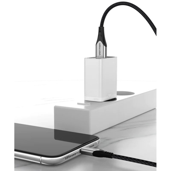 Зарядний пристрій Vention 1-port USB Wall Charger(12W) EU-Plug Білий (FAAW0-EU)