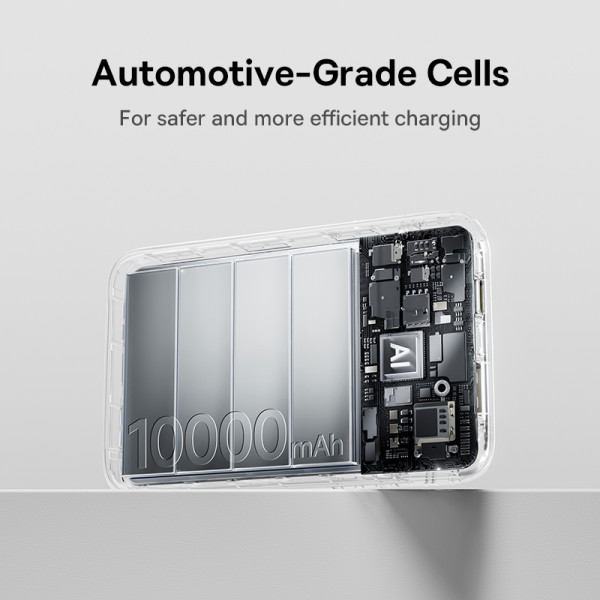 Зовнішній акумулятор Baseus EnerFill FC11 Digital Display Power Bank with Dual Built-in Cables 20000mAh 22.5W Cosmic Black (E0027S04)