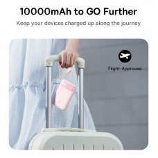 Зовнішній акумулятор Baseus EnerFill FC11 Digital Display Power Bank with Dual Built-in Cables 20000mAh 22.5W Cosmic Black (E0027S04)