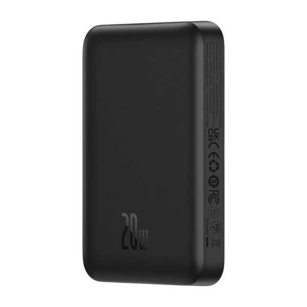 Зовнішній акумулятор Baseus Magnetic Mini Air Wireless Fast Charge Power Bank 10000mAh 20W Cluster Black