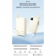 Зовнішній акумулятор REMAX 22.5W Dual cables fast charging power bank 20000mAh FC-15 Beige (6954851254270)