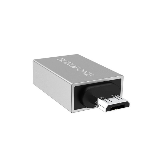 Адаптер BOROFONE BV2 adapter USB-A to Micro-USB, converter, OTG support, USB 3.0