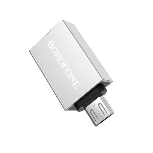 Адаптер BOROFONE BV2 adapter USB-A to Micro-USB, converter, OTG support, USB 3.0