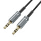 Аудiокабель HOCO UPA31 Cindy spring audio cable AUX Чорний