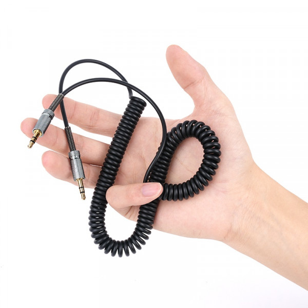 Аудiокабель HOCO UPA31 Cindy spring audio cable AUX Чорний