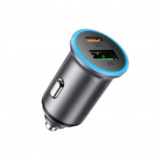 Автомобільний зарядний пристрій ACEFAST B15 65W (USB-A+USB-C) dual port metal car charger (6974316284963)