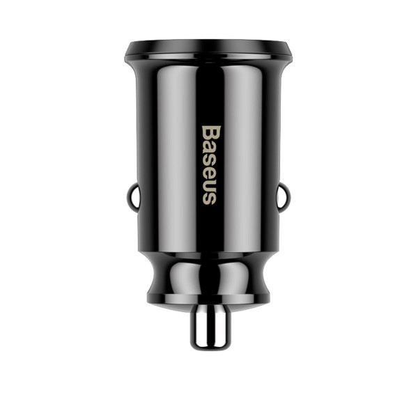 Автомобільний зарядний пристрій Baseus Grain Car Charger 3.1A Black