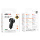 Автомобільний зарядний пристрій BOROFONE BZ34A Cloud single port PD20W car charger Black (6941991122316)
