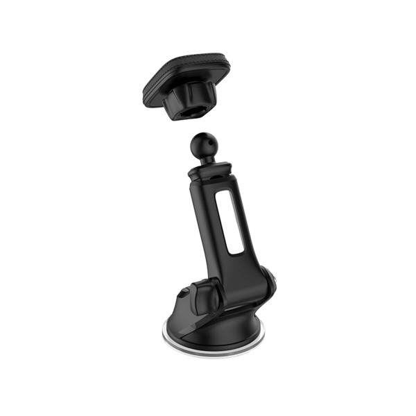 Автотримач для телефона HOCO CA42 Cool Journey in-car dashboard holder with stretch rod Чорний/Червоний