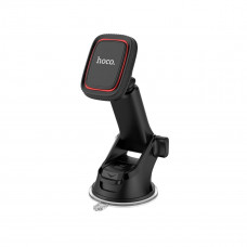 Автотримач для телефона HOCO CA42 Cool Journey in-car dashboard holder with stretch rod Чорний/Червоний