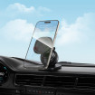 Автотримач для телефона HOCO H103 Daisy magnetic ring car holder(center console) Black (6942007674485)