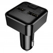 АЗП з FM-модулятором BOROFONE BC63 Selecto car BT FM transmitter Black (6941991126185)
