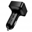 АЗП з FM-модулятором BOROFONE BC63 Selecto car BT FM transmitter Black (6941991126185)