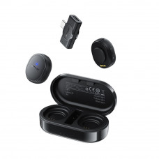 Бездротова мікрофонна система ACEFAST R3 dual-mic (Type-C) Black (6974316285847)