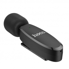 Бездротова мікрофонна система HOCO L15 Type-C Crystal lavalier wireless digital microphone Black (6931474789037)