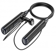 Бездротові навушники BOROFONE BE64 Perfect neckband BT earphones Black (6941991103704)
