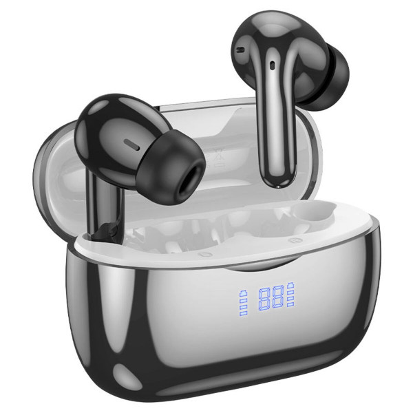 Бездротові навушники HOCO EQ16 Shine true wireless ANC+ENC Noise Reduction BT headset Black glaze