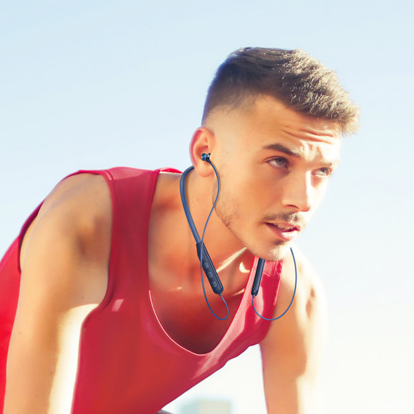 Бездротові навушники HOCO ES64 Easy Sound sports BT earphones Navy Блакитний