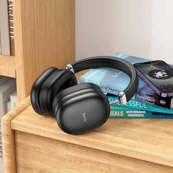 Бездротові навушники HOCO W35 Max Auspicious ANC noise reduction BT headphones Black