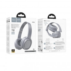 Бездротові навушники HOCO W46 Charm BT headset Light Блакитний Gray