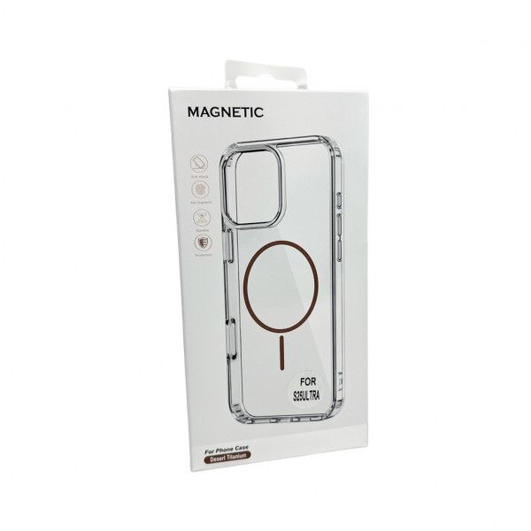 Чохол Cosmic Acrylic Thin Magnetic for Samsung Galaxy S25 Ultra Gold (AcColMagiSS25PUGold)