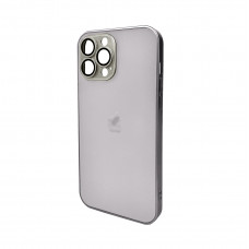 Чохол для смартфона AG Glass Matt Frame Color Logo for Apple iPhone 12 Pro Max Titanium Grey