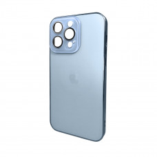 Чохол для смартфона AG Glass Sapphire Frame MagSafe Logo for Apple iPhone 13 Pro Max Sierra Блакитний