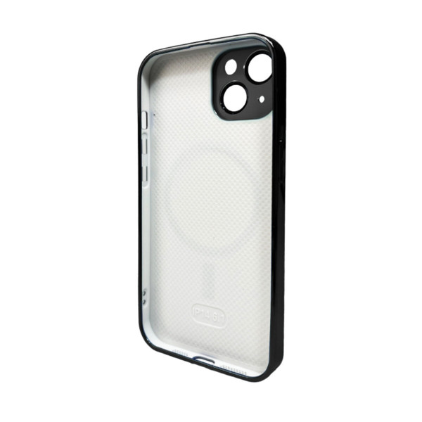 Чохол для смартфона AG Glass Sapphire Frame MagSafe Logo for Apple iPhone 15 Чорний