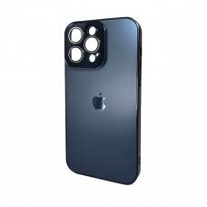 Чохол для смартфона AG Glass Sapphire Frame MagSafe Logo for Apple iPhone 15 Pro Sea Блакитний