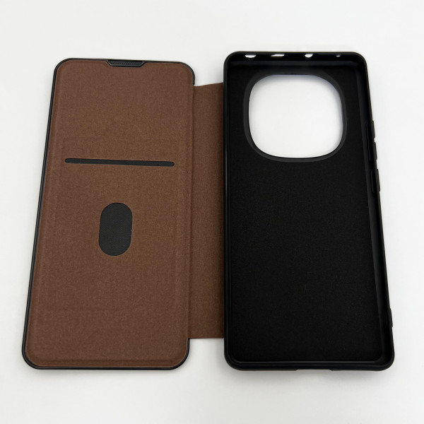 Чохол для смартфона Leather Premium for Xiaomi Redmi Note 14 Pro 4G Red (LPRRmNt14Pro4GRed)